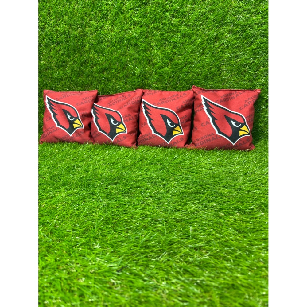 NFL‎ Arizona Cardinals Cornhole Bags Set of 4 All-Weather Regulation 16oz Red